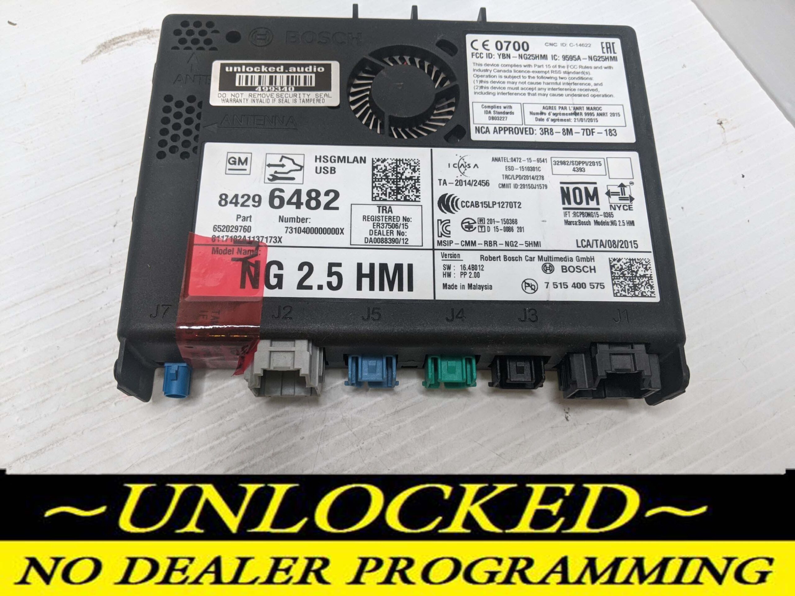 UNLOCKED 18-20 CHEVY GMC BUICK CADILLAC NG 2.5 HMI 84296482 IO6
