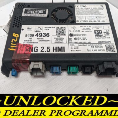 UNLOCKED 18-20 CHEVY GMC BUICK CADILLAC NG 2.5 HMI 84364936 IO6