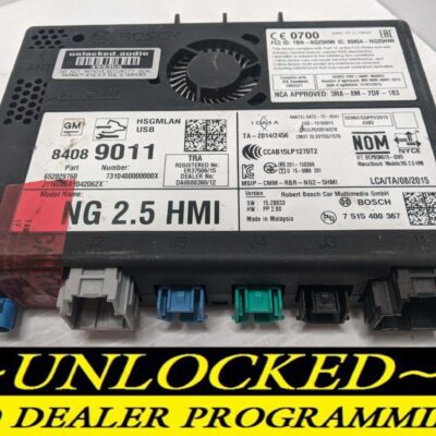 UNLOCKED 16-17 CHEVY GMC BUICK CADILLAC NG 2.5 HMI 84089011 IO6