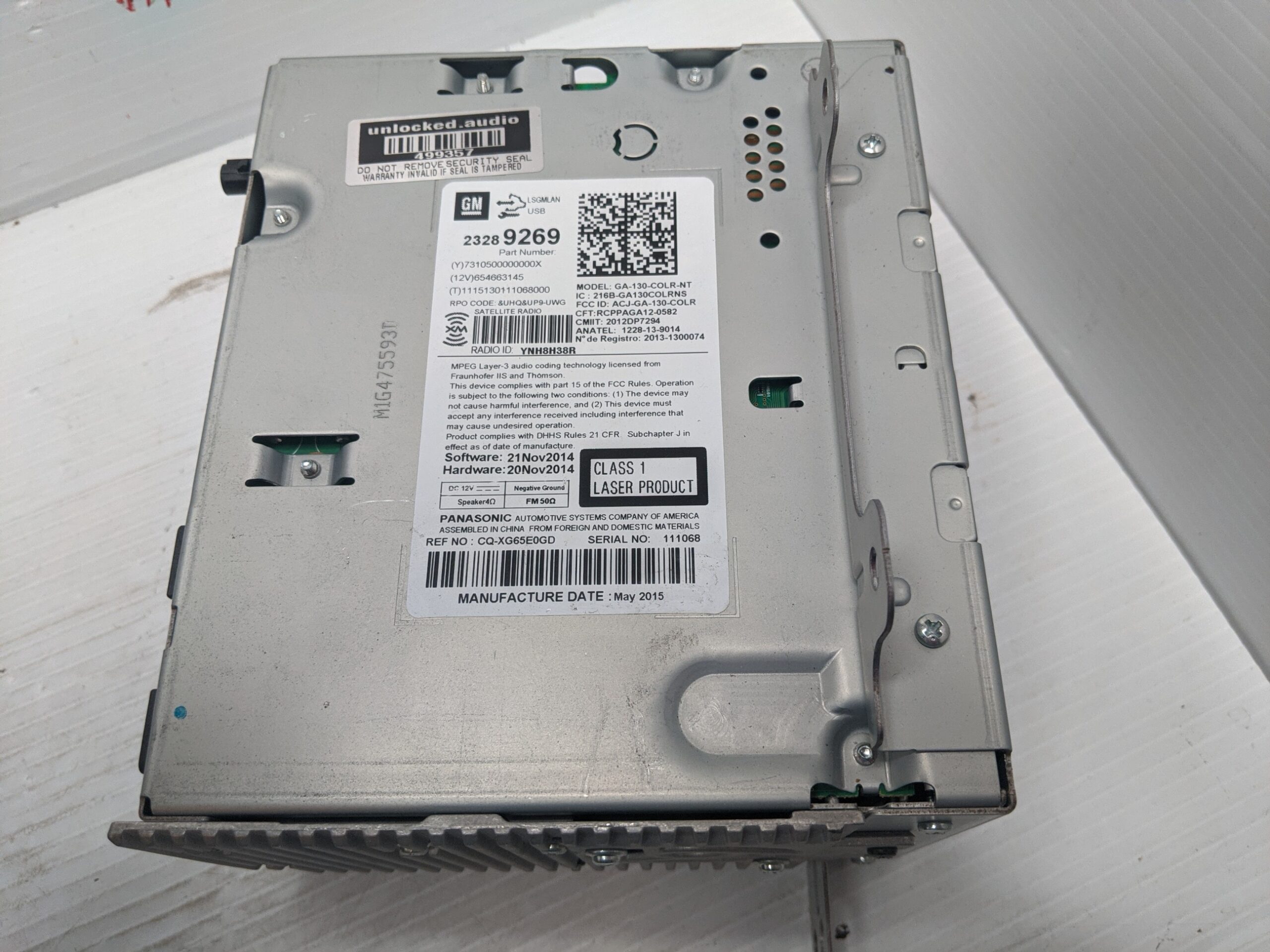 UNLOCKED 2015-2016 BUICK VERANO OEM RADIO 23289269 UHQ - Image 3