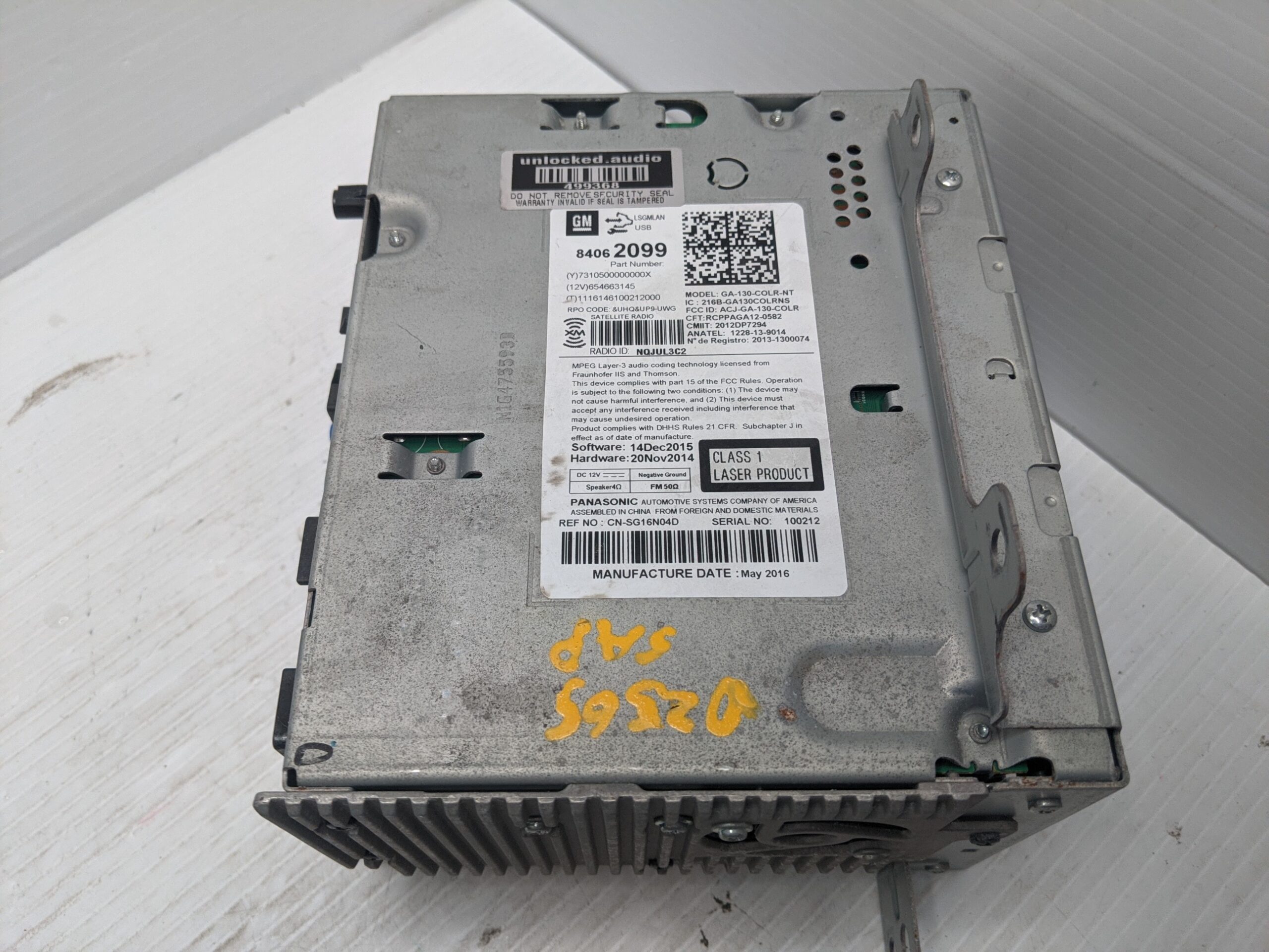 UNLOCKED 2015-2019 BUICK ENCORE CASCADA VERANO OEM RADIO 84062099 UHQ