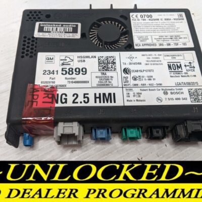 UNLOCKED 18-20 CHEVY GMC BUICK CADILLAC NG 2.5 HMI 23415899 IO6