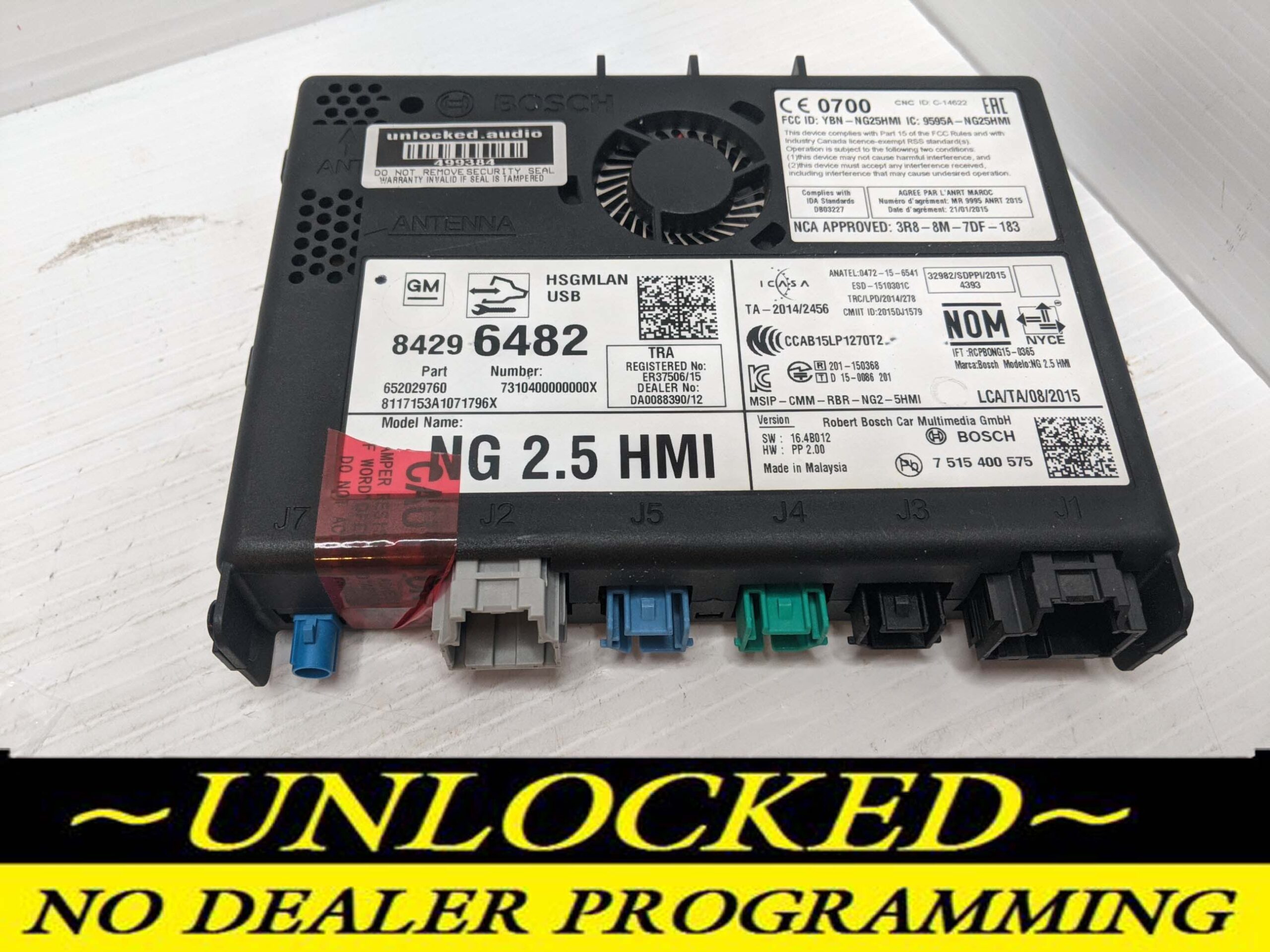 UNLOCKED 18-20 CHEVY GMC BUICK CADILLAC NG 2.5 HMI 84296482 IO6
