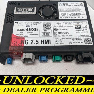 UNLOCKED 18-20 CHEVY GMC BUICK CADILLAC NG 2.5 HMI 84364936 IO6