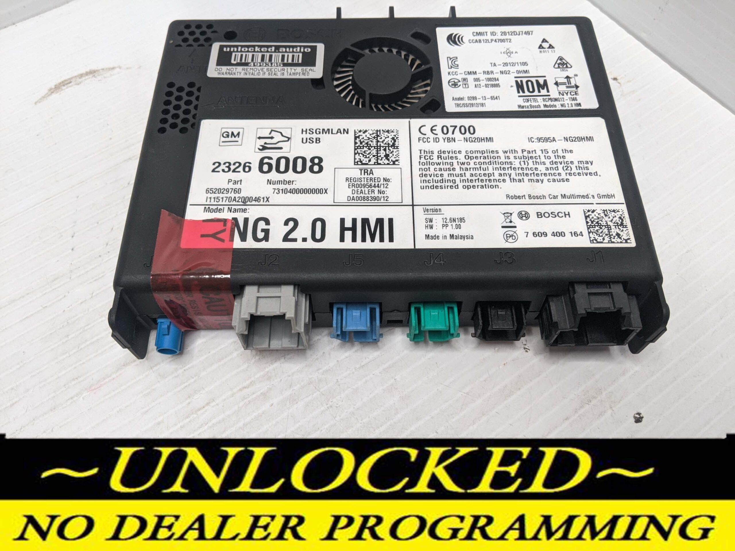 UNLOCKED 14-16 CHEVY GMC BUICK CADILLAC NG 2.0 HMI 23266008 IO6