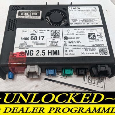 UNLOCKED 17-20 CHEVY GMC BUICK CADILLAC NG 2.5 HMI 84096817 IO6