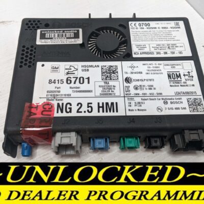 UNLOCKED 17-20 CHEVY GMC BUICK CADILLAC NG 2.5 HMI 84156701 IO6