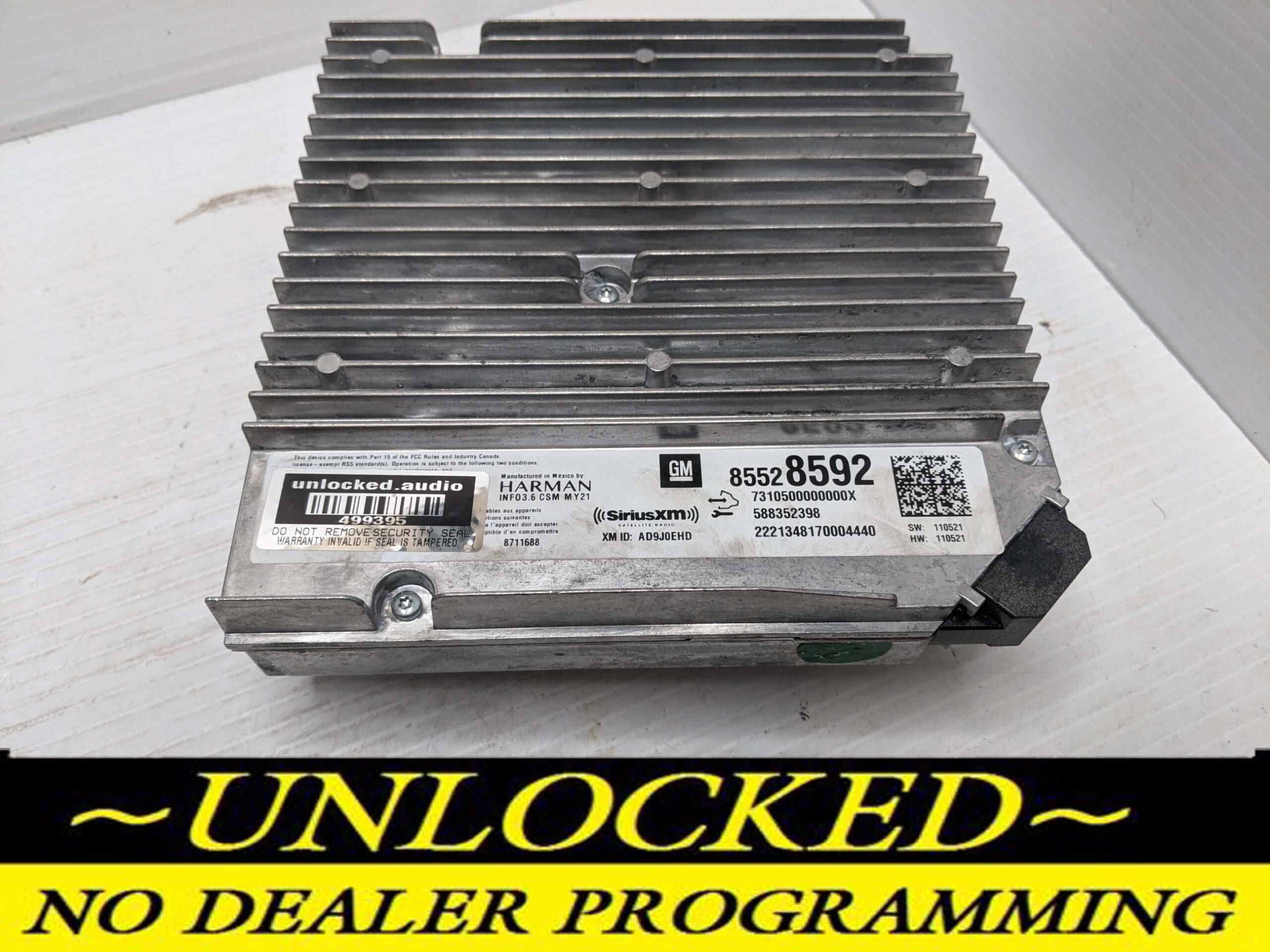 UNLOCKED 21-24 CHEVY TRAVERSE OEM INFOTAINMENT RADIO 85528592 IOS