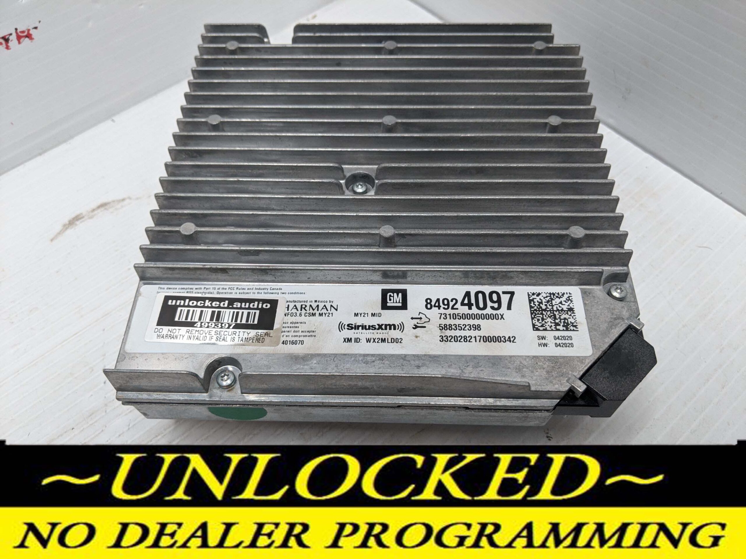 UNLOCKED 21-24 GMC SIERRA CHEVY SILVERADO OEM INFOTAINMENT RADIO 84924097 IOS