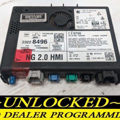 UNLOCKED 15-17 CHEVY GMC BUICK CADILLAC NG 2.0 HMI 23228496 IO6