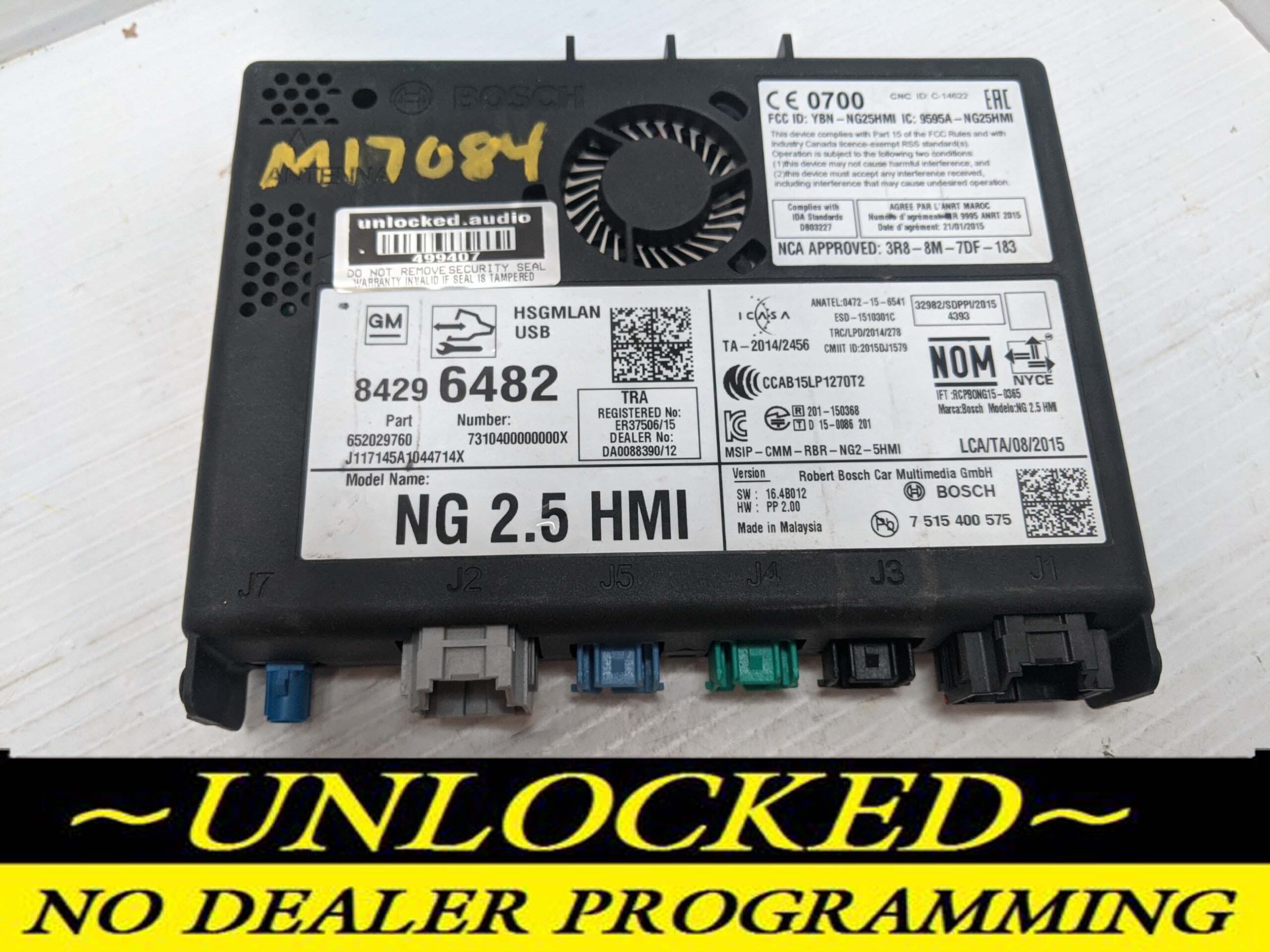 UNLOCKED 18-20 CHEVY GMC BUICK CADILLAC NG 2.5 HMI 84296482 IO6