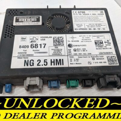 UNLOCKED 17-20 CHEVY GMC BUICK CADILLAC NG 2.5 HMI 84096817 IO6