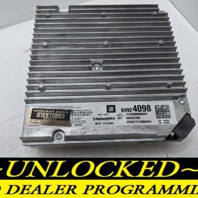 UNLOCKED 21-22 GMC SIERRA DENALI INFOTAINMENT RADIO RECEIVER 84924098 IOT UQA