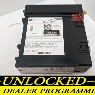 UNLOCKED 16-18 CHEVY CADILLAC GMC BUICK OEM RADIO MODULE 23402908 IO5