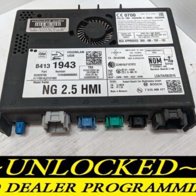 UNLOCKED 18-20 CHEVY GMC BUICK CADILLAC NG 2.5 HMI 84131943 IO6