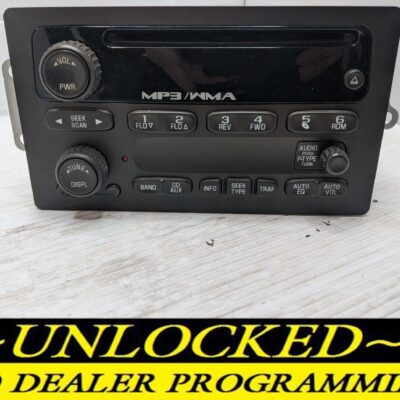 UNLOCKED 10-12 COLORADO CANYON OEM RADIO 25998449 US8