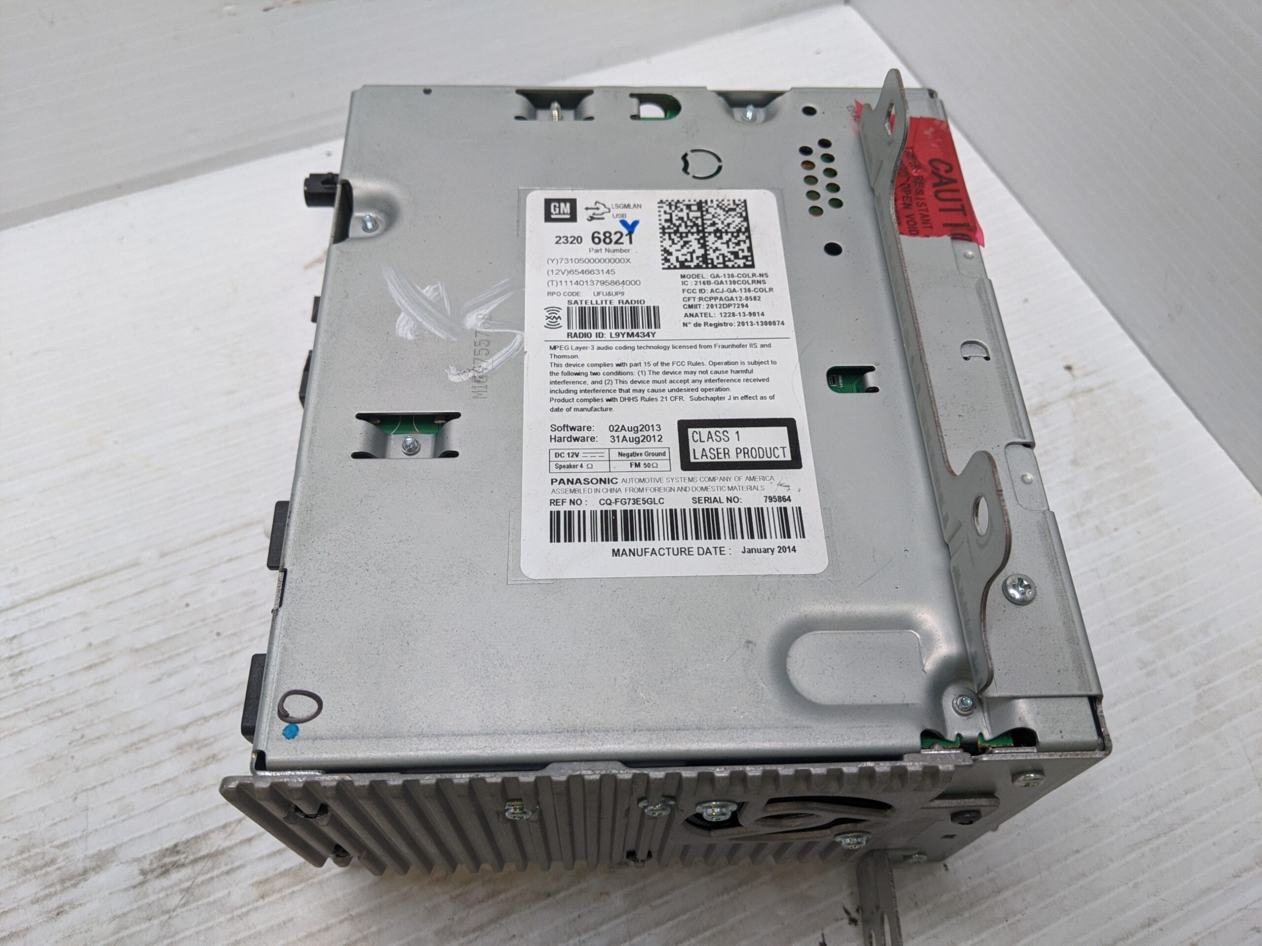 UNLOCKED 13-14 CRUZE EQUINOX CAMARO TERRAIN LACROSSE VERANO REGAL OEM RADIO 23206821 UFU - Image 2