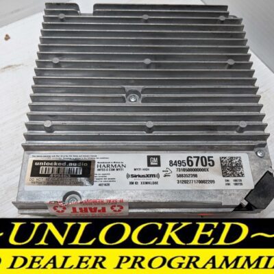 UNLOCKED 21-23 GMC YUKON INFOTAINMENT RADIO RECEIVER 84956705 IOT UQP