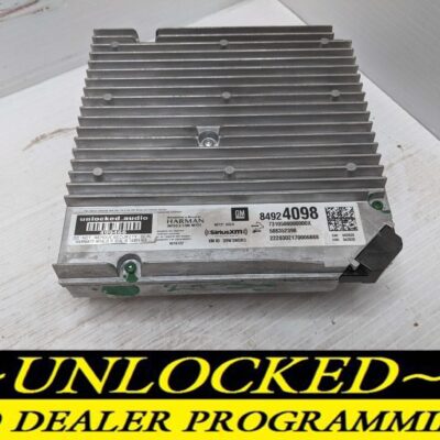 UNLOCKED 21-22 SIERRA AT4 INFOTAINMENT RADIO RECEIVER 84924098 IOT