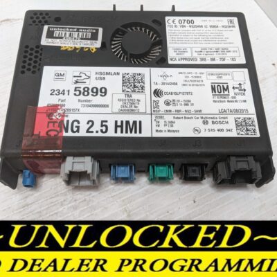 UNLOCKED 18-20 CHEVY GMC BUICK CADILLAC NG 2.5 HMI 23415899 IO6