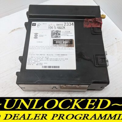 UNLOCKED 2017 CHEVY VOLT OEM RADIO 84102334 IO5 w/U2K