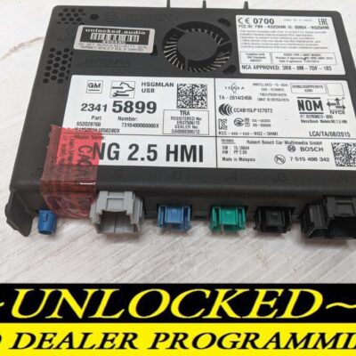 UNLOCKED 18-20 CHEVY GMC BUICK CADILLAC NG 2.5 HMI 23415899 IO6