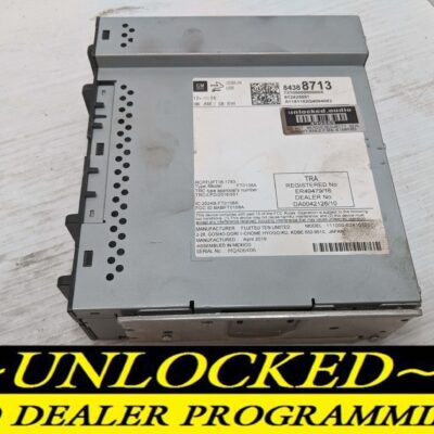 UNLOCKED 18-19 MALIBU EQUINOX TERRAIN OEM RADIO 84388713 IOR