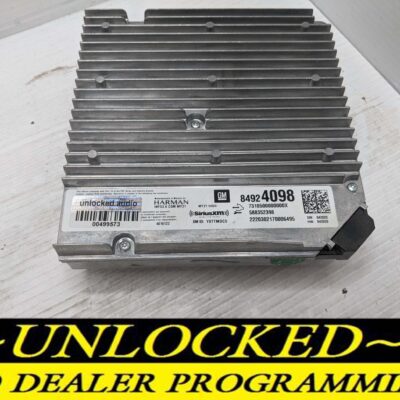 UNLOCKED 21-22 SIERRA INFOTAINMENT RADIO RECEIVER 84924098 IOT