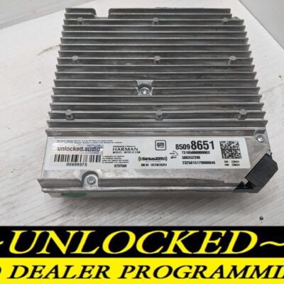 UNLOCKED 2022-2024 GMC SIERRA INFOTAINMENT RADIO RECEIVER 85098651 IOK