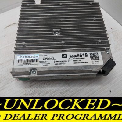 UNLOCKED 22-24 GMC SIERRA TAHOE SUBURBAN INFOTAINMENT RADIO RECEIVER 86509619 IOK