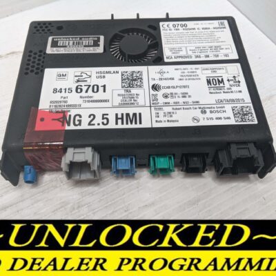 UNLOCKED 17-20 CHEVY GMC BUICK CADILLAC NG 2.5 HMI 84156701 IO6