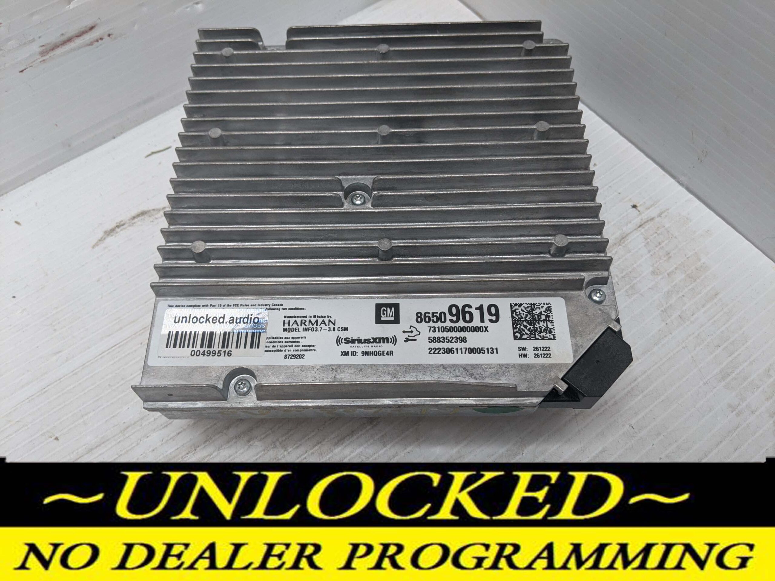 UNLOCKED 22-24 CHEVY SILVERADO TAHOE SUBURBAN INFOTAINMENT RADIO RECEIVER 86509619 IOK