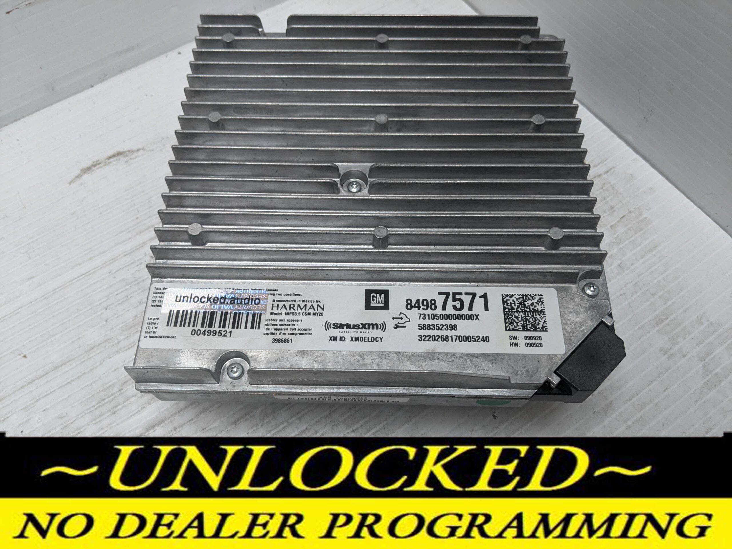 UNLOCKED 21-25 CHEVY SILVERADO TRAVERSE BLAZER TRAILBLAZER CAMARO INFOTAINMENT RADIO RECEIVER 84987571 IOS