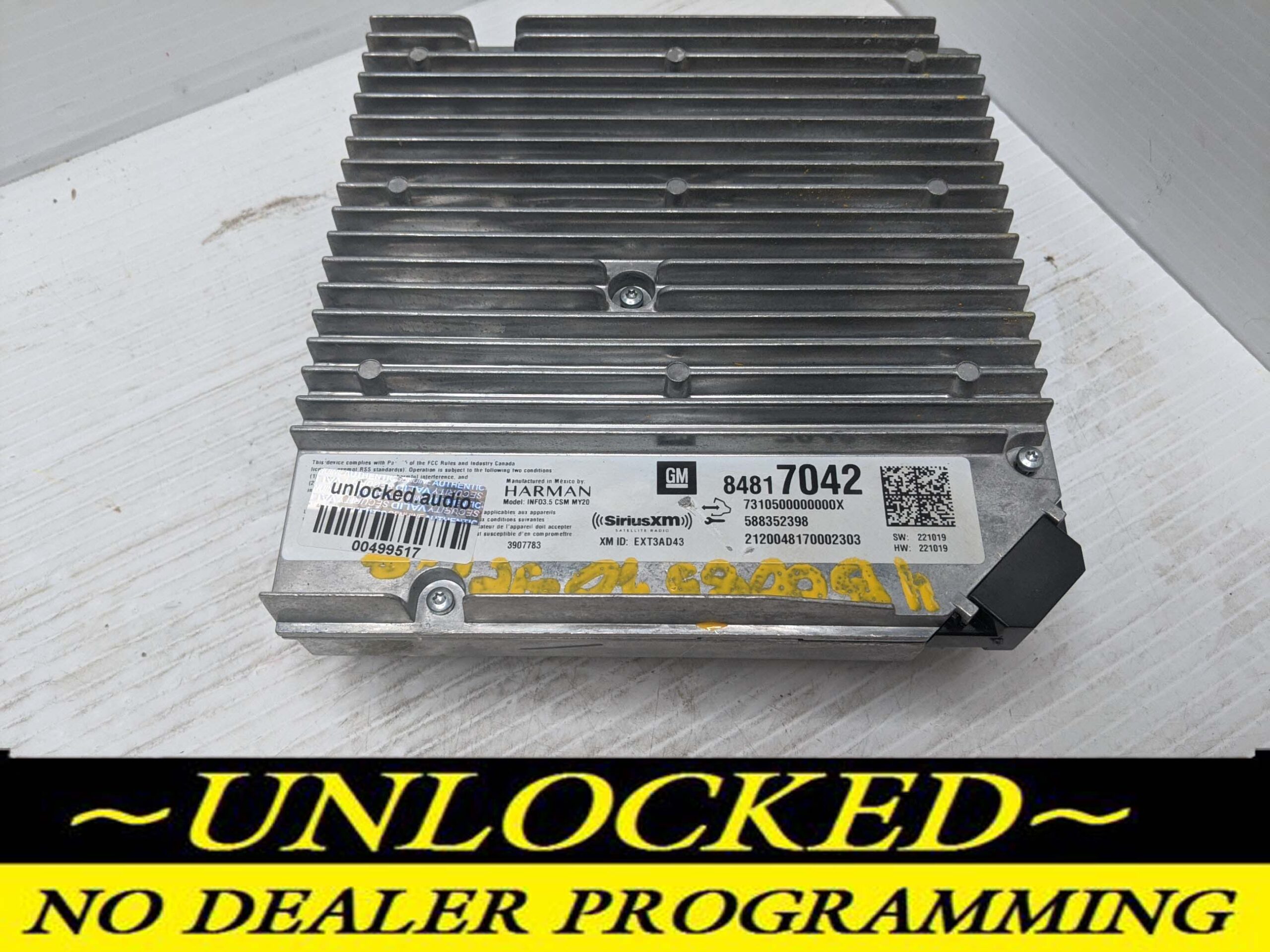 UNLOCKED 20-23 CHEVY SILVERADO TRAVERSE BLAZER TRAILBLAZER CAMARO INFOTAINMENT RADIO RECEIVER 84817042 IOS