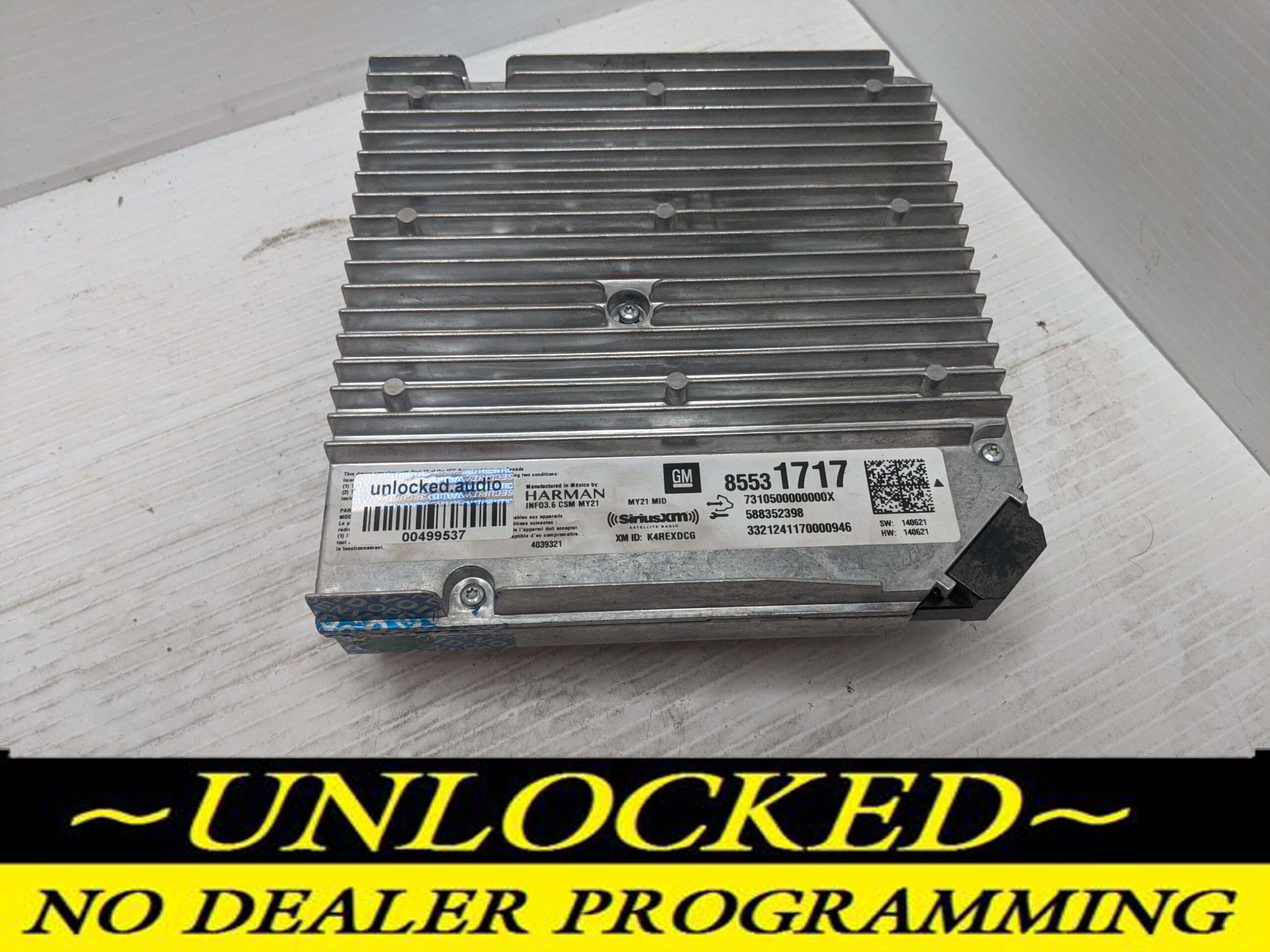 UNLOCKED 21-24 CT4 CT5 ENVISION CORVETTE SUBURBAN TAHOE YUKON INFOTAINMENT RADIO RECEIVER 85531717 IOT