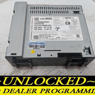 UNLOCKED 21-24 MALIBU EQUINOX TERRAIN TRAILBLAZER ENCORE GX OEM RADIO 84978526 IOR