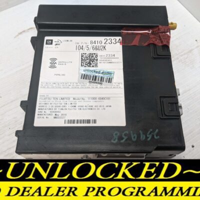 UNLOCKED 2017 CHEVY VOLT OEM RADIO 84102334 IO5 w/U2K