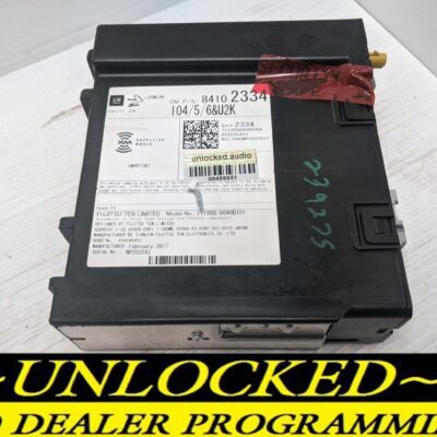 UNLOCKED 2017 CHEVY VOLT OEM RADIO 84102334 IO5 w/U2K