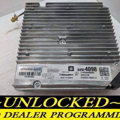 UNLOCKED 21-22 SIERRA INFOTAINMENT RADIO RECEIVER 84924098 IOT