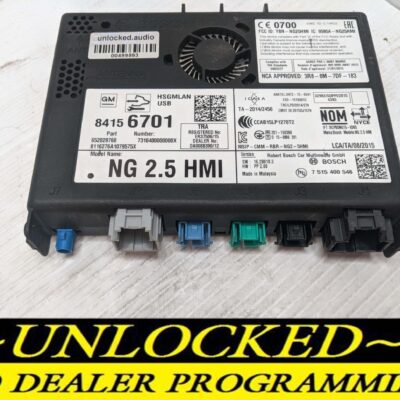 UNLOCKED 17-20 CHEVY GMC BUICK CADILLAC NG 2.5 HMI 84156701 IO6