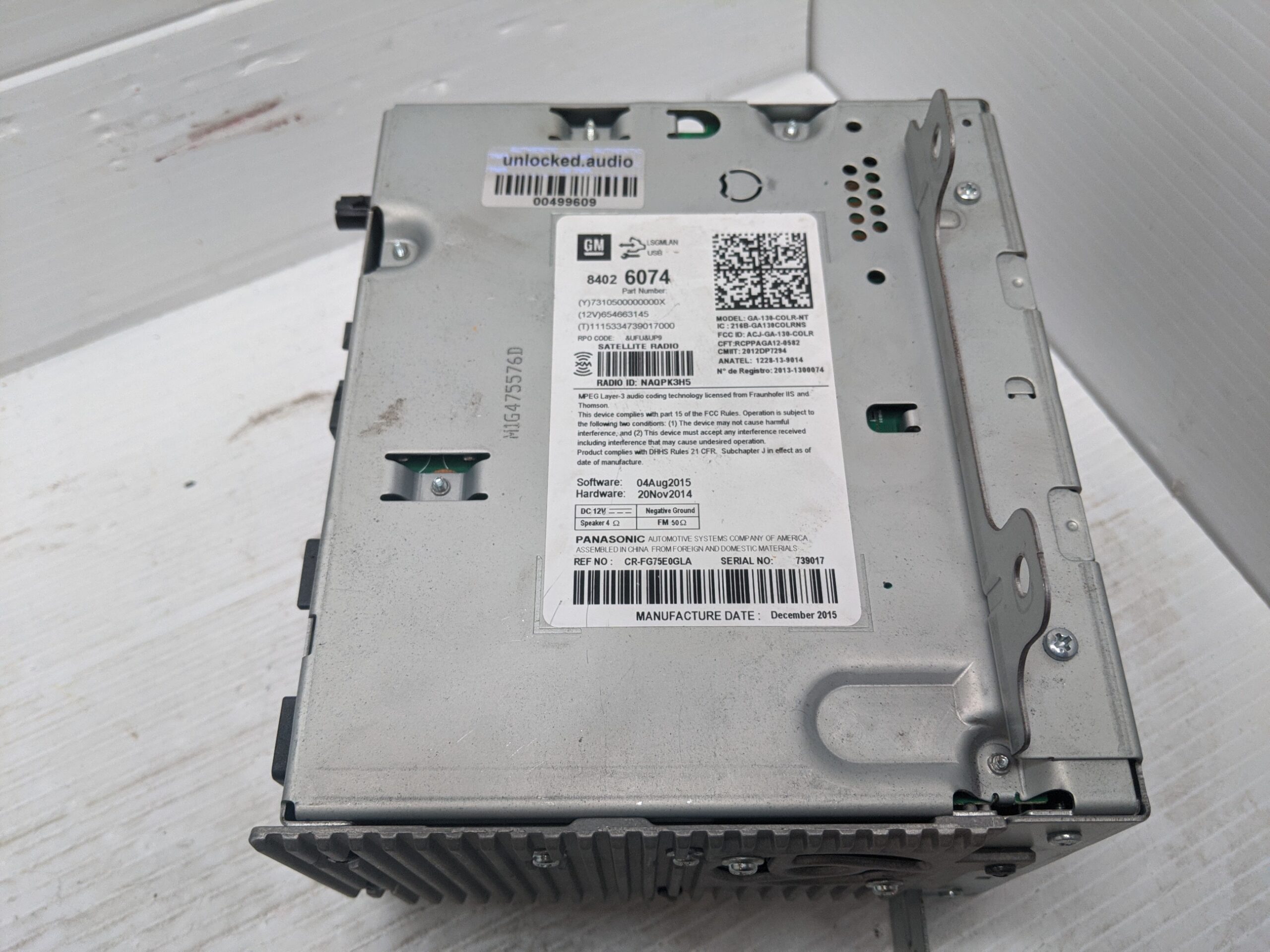 UNLOCKED 14-16 EQUINOX TERRAIN CAMARO OEM RADIO 84026074 UFU - Image 3