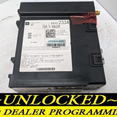 UNLOCKED 2017 CHEVY VOLT OEM RADIO 84102334 IO5 w/U2K