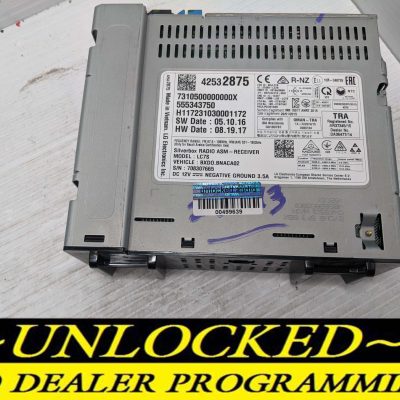 UNLOCKED 17-18 TAHOE SUBURBAN SPARK SILVERADO EQUINOX SIERRA YUKON ACADIA ESCALADE OEM RADIO 42532875 IOB