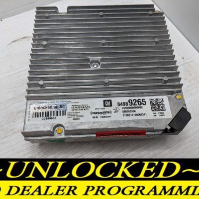 UNLOCKED 21-22 GMC SIERRA INFOTAINMENT RADIO RECEIVER 84989265 IOT