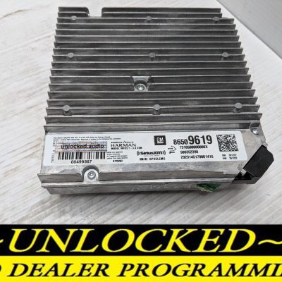 UNLOCKED 22-24 GMC SIERRA TAHOE SUBURBAN INFOTAINMENT RADIO RECEIVER 86509619 IOK