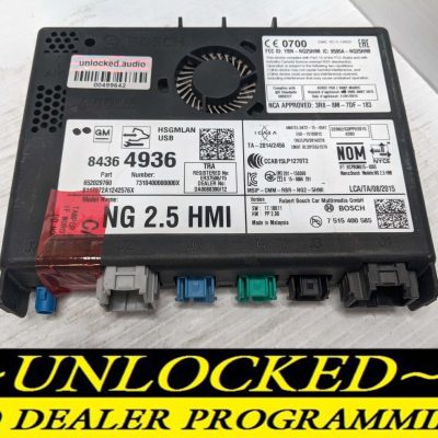 UNLOCKED 18-20 CHEVY GMC BUICK CADILLAC NG 2.5 HMI 84364936 IO6