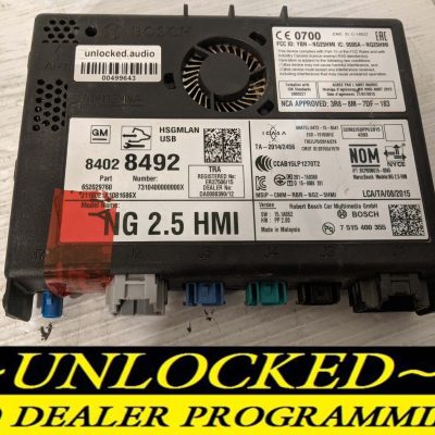 UNLOCKED 16-17 CHEVY GMC BUICK CADILLAC NG 2.5 HMI 84028492 IO6
