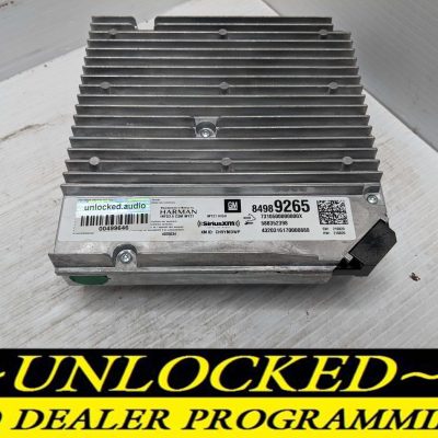 UNLOCKED 21-22 GMC SIERRA INFOTAINMENT RADIO RECEIVER 84989265 IOT