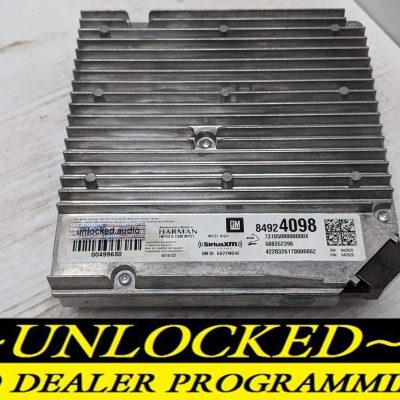 UNLOCKED 21-22 SIERRA INFOTAINMENT RADIO RECEIVER 84924098 IOT