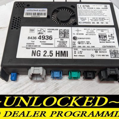 UNLOCKED 18-20 CHEVY GMC BUICK CADILLAC NG 2.5 HMI 84364936 IO6